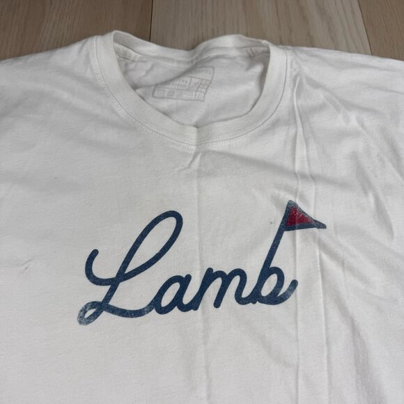 Lot Of 2 Lamb Crafted Mens White Soft Touch Comfortable Y2K Casualwear T-Shirt - Picture 6 of 13